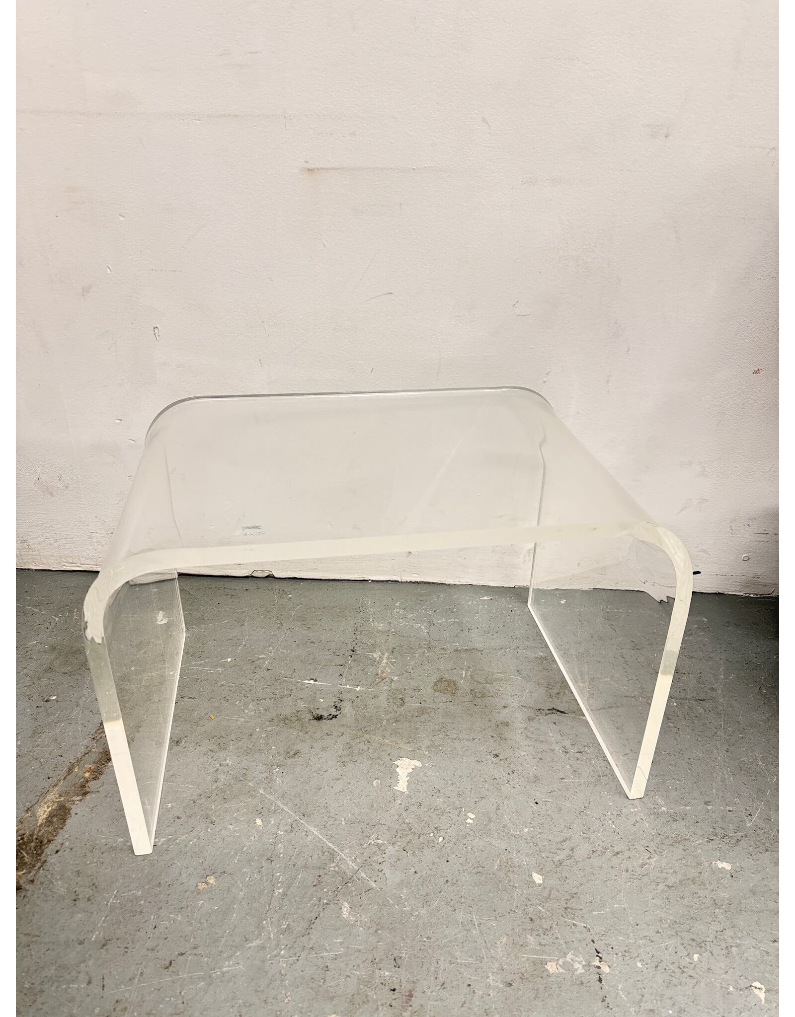 Lucite Waterfall Coffee Table