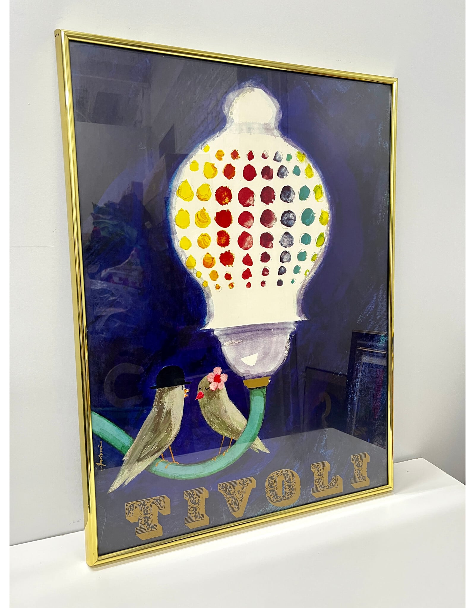 Framed Tivoli Gardens Poster