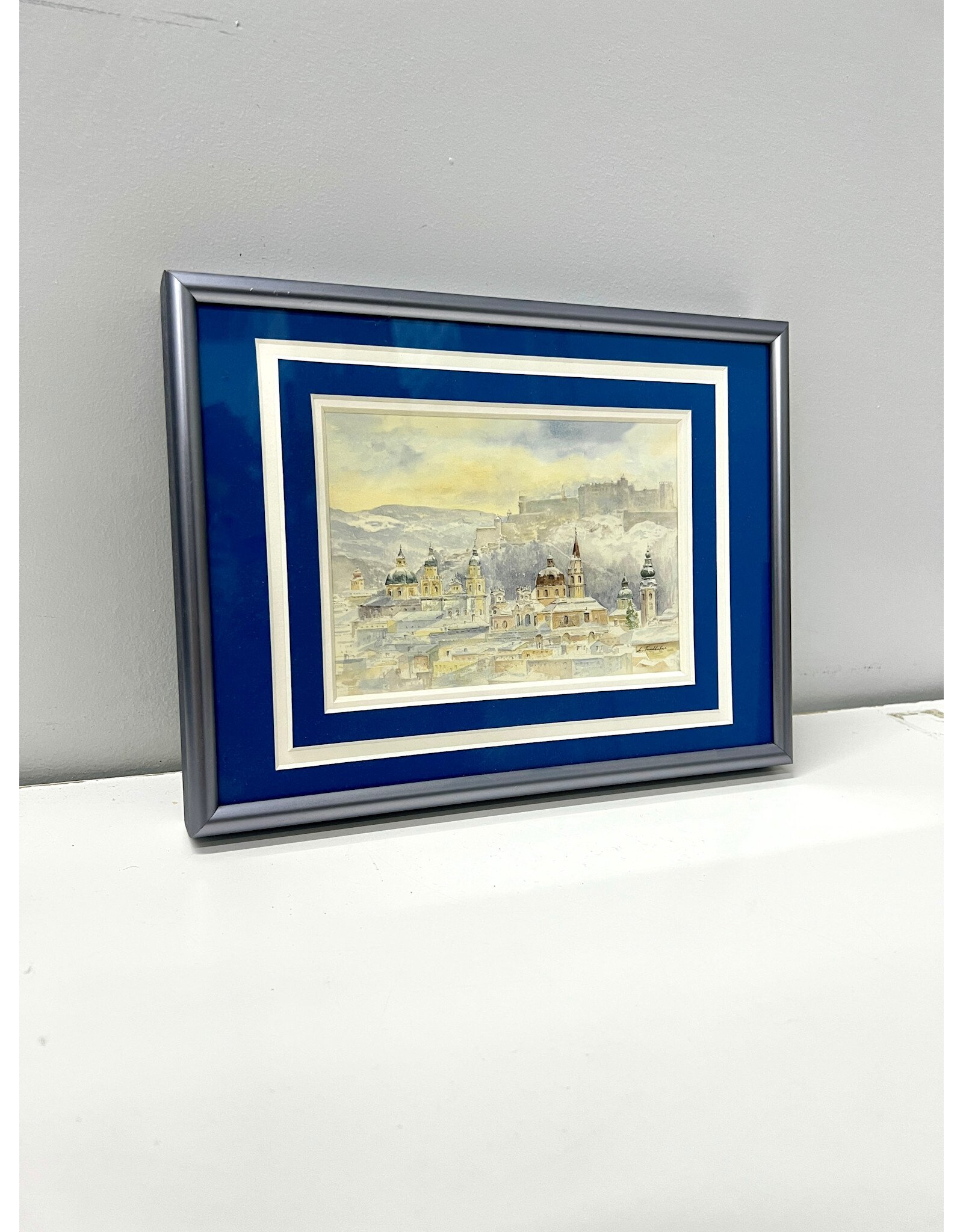 Salzburg, Austria by Leopold Forsthuber, framed print