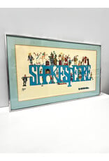 Vintage Shakespeare The Play Cartoon Print