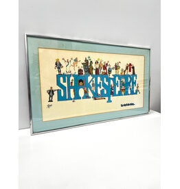 Vintage Shakespeare The Play Cartoon Print