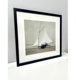 Sailing on the Beach, Ormond, Florida, framed print