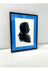 Framed Vintage Style Silhouette