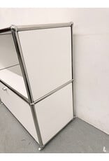Usm Haller Style Modular Console with the Drop Top Doors