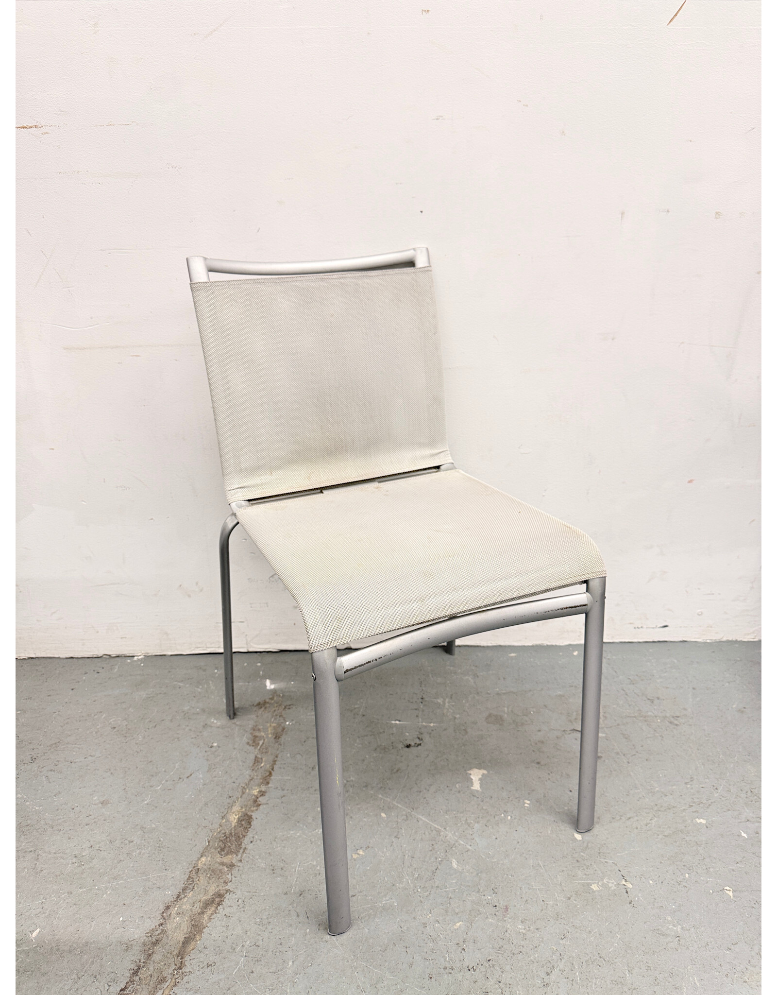 Calligaris Italian Grey Outdoor Stackable Chair