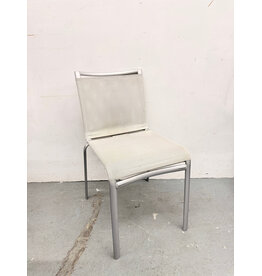 Calligaris Italian Grey Outdoor Stackable Chair