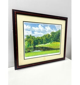 The Thirteenth at Bedens Brook, framed print, sgnd R. Knight, 40/100