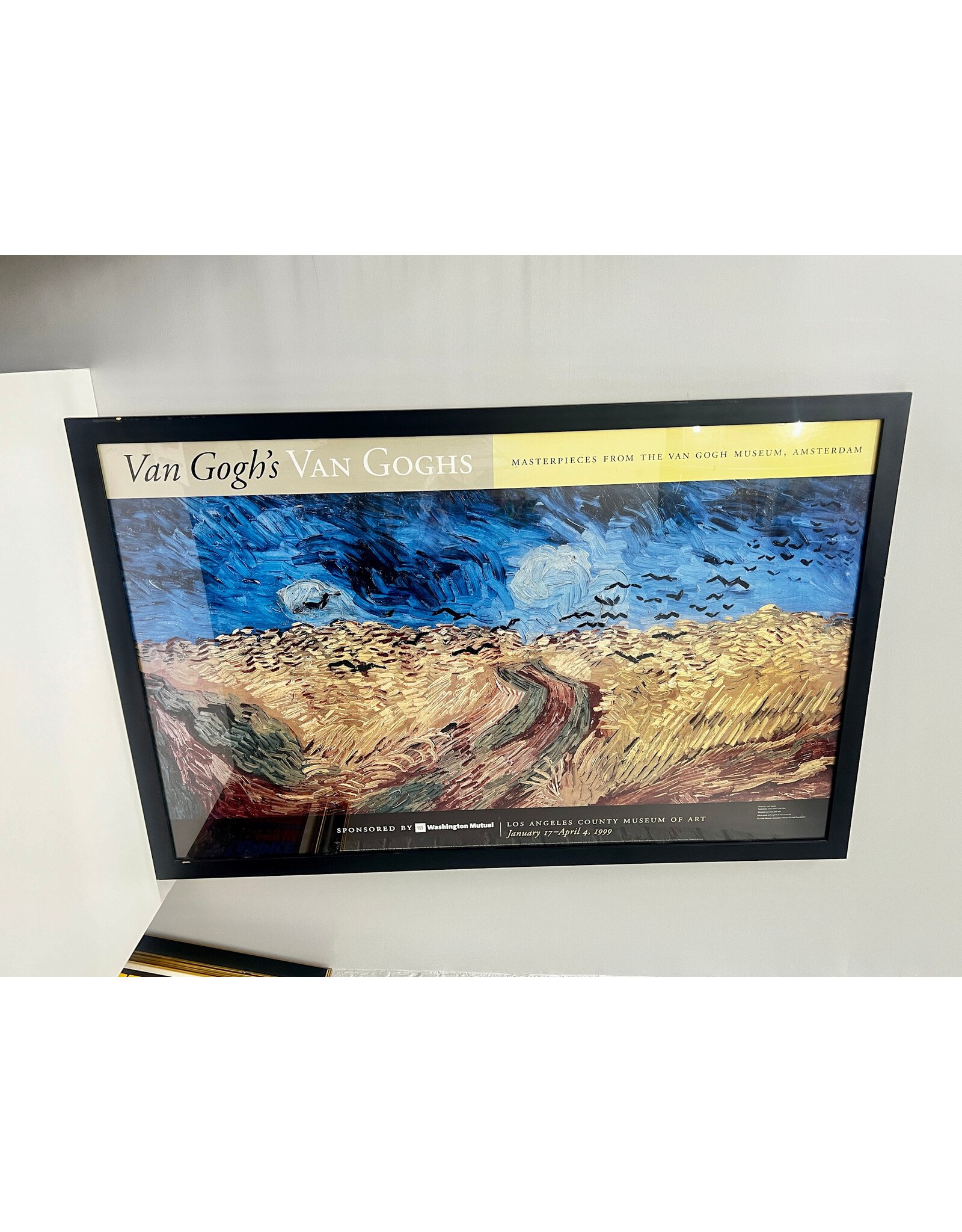 Van Gogh's Van Goghs: Masterpieces from the Van Gogh Museum, framed poster