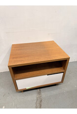 Flynn Square End Table in Walnut Finish