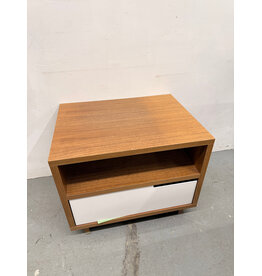 Flynn Square End Table in Walnut Finish