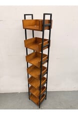 Rustic Brown 7-Shelf Rack