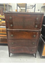 Antique Duncan Phyfe Style Mahogany Wave Dresser