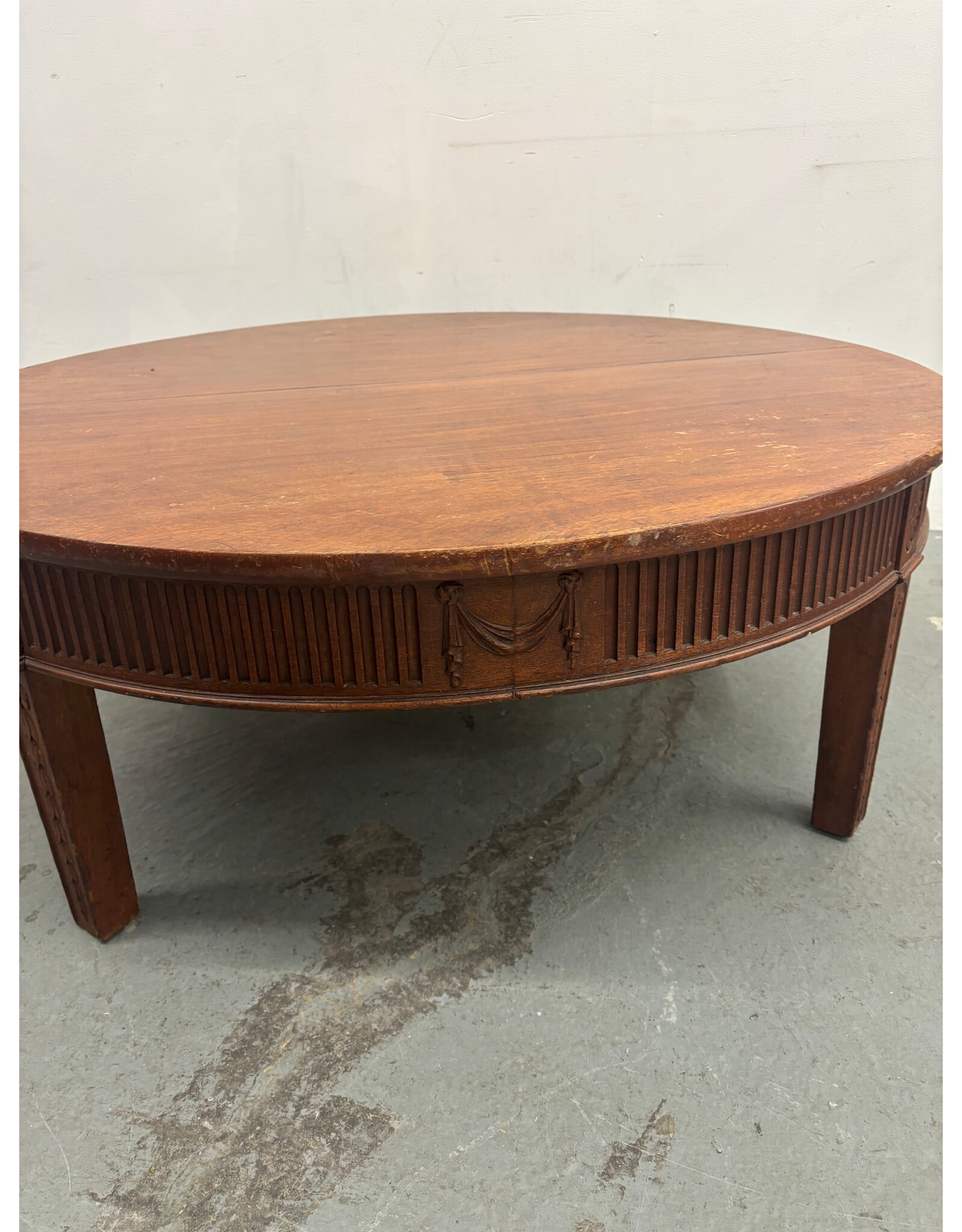 Carved Solid Wood Coffee Table