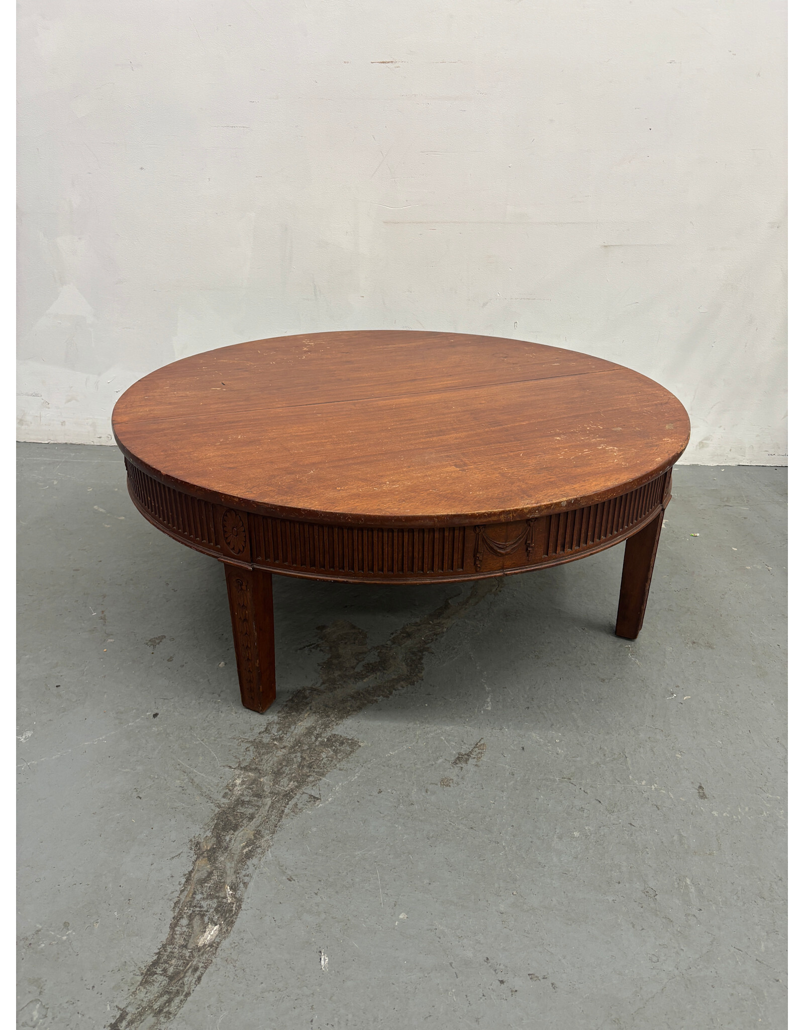 Carved Solid Wood Coffee Table