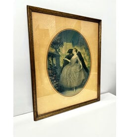 Hesitation, framed etching, sgnd William Adolphe Lambrecht