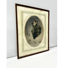 Early Snow, framed etching, sgnd Hart