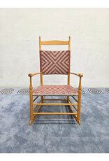 New Lebanon Wooden Frame with Woven Seat Shaker Rocking Chair