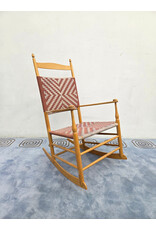 New Lebanon Wooden Frame with Woven Seat Shaker Rocking Chair