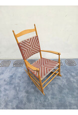 New Lebanon Wooden Frame with Woven Seat Shaker Rocking Chair
