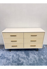Margot Raffia 6-Drawer Wood Dresser by West Elm