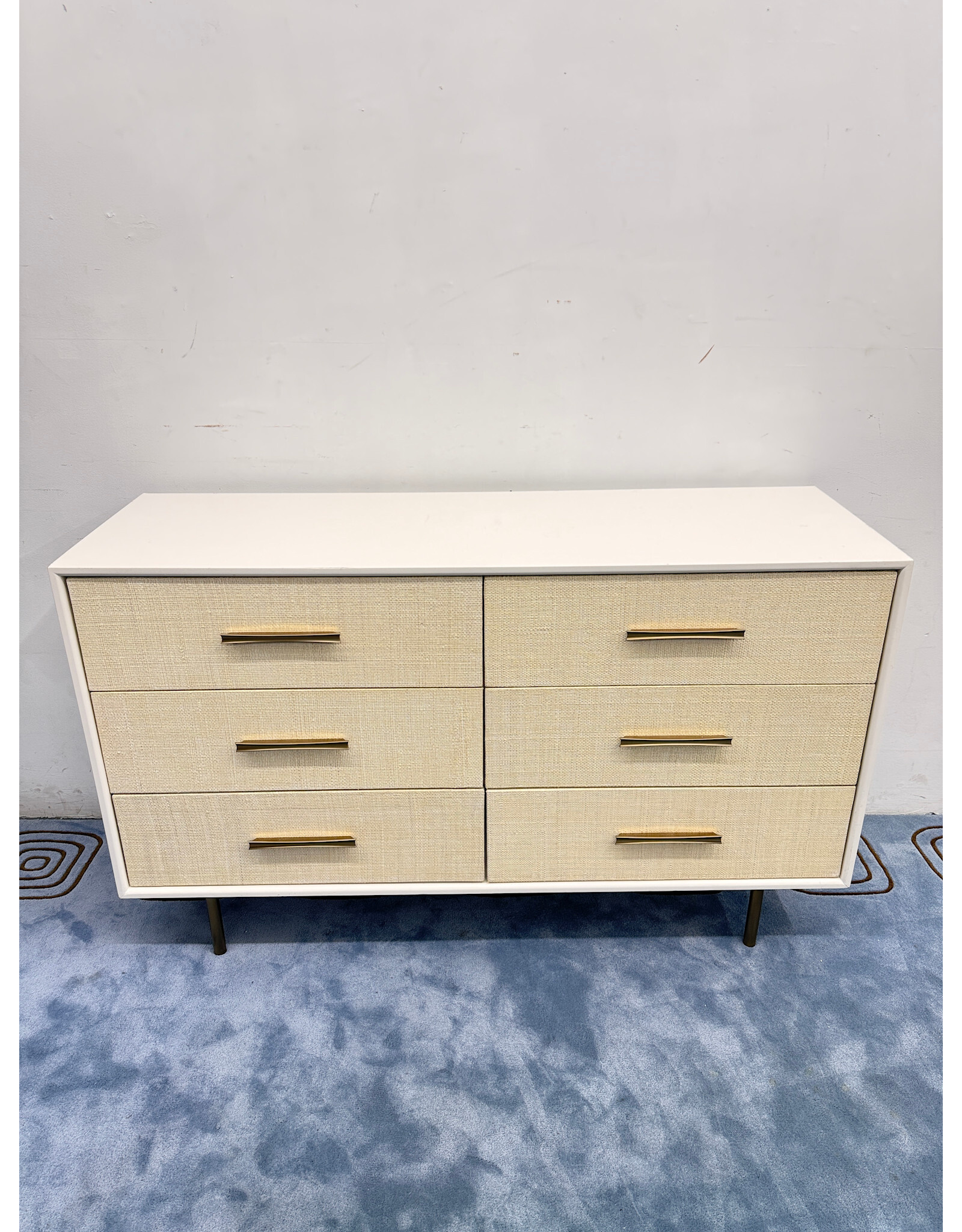 Margot Raffia 6-Drawer Wood Dresser by West Elm
