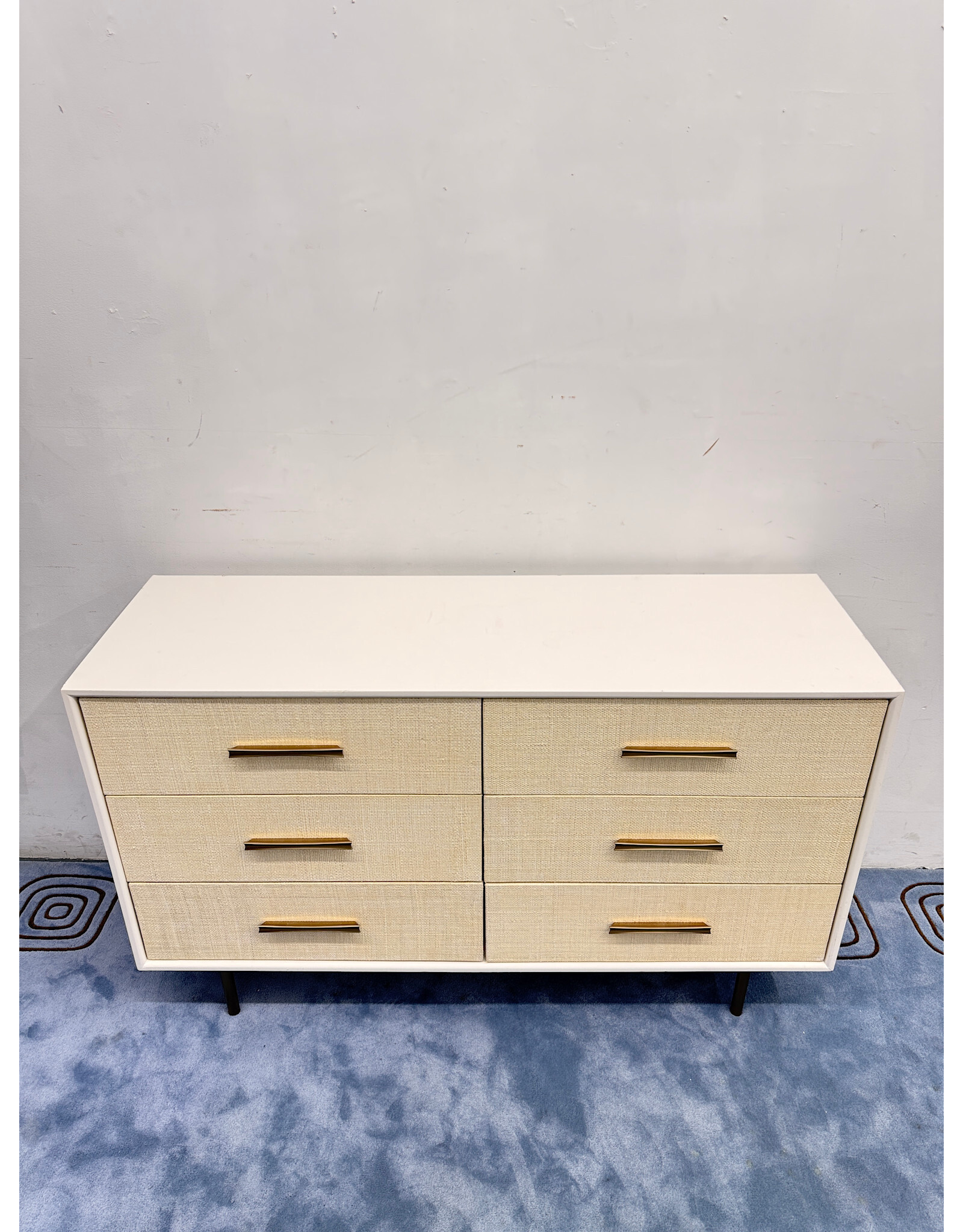 Margot Raffia 6-Drawer Wood Dresser by West Elm
