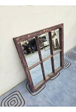 Reclaimed Windowpane Hanging Mirror