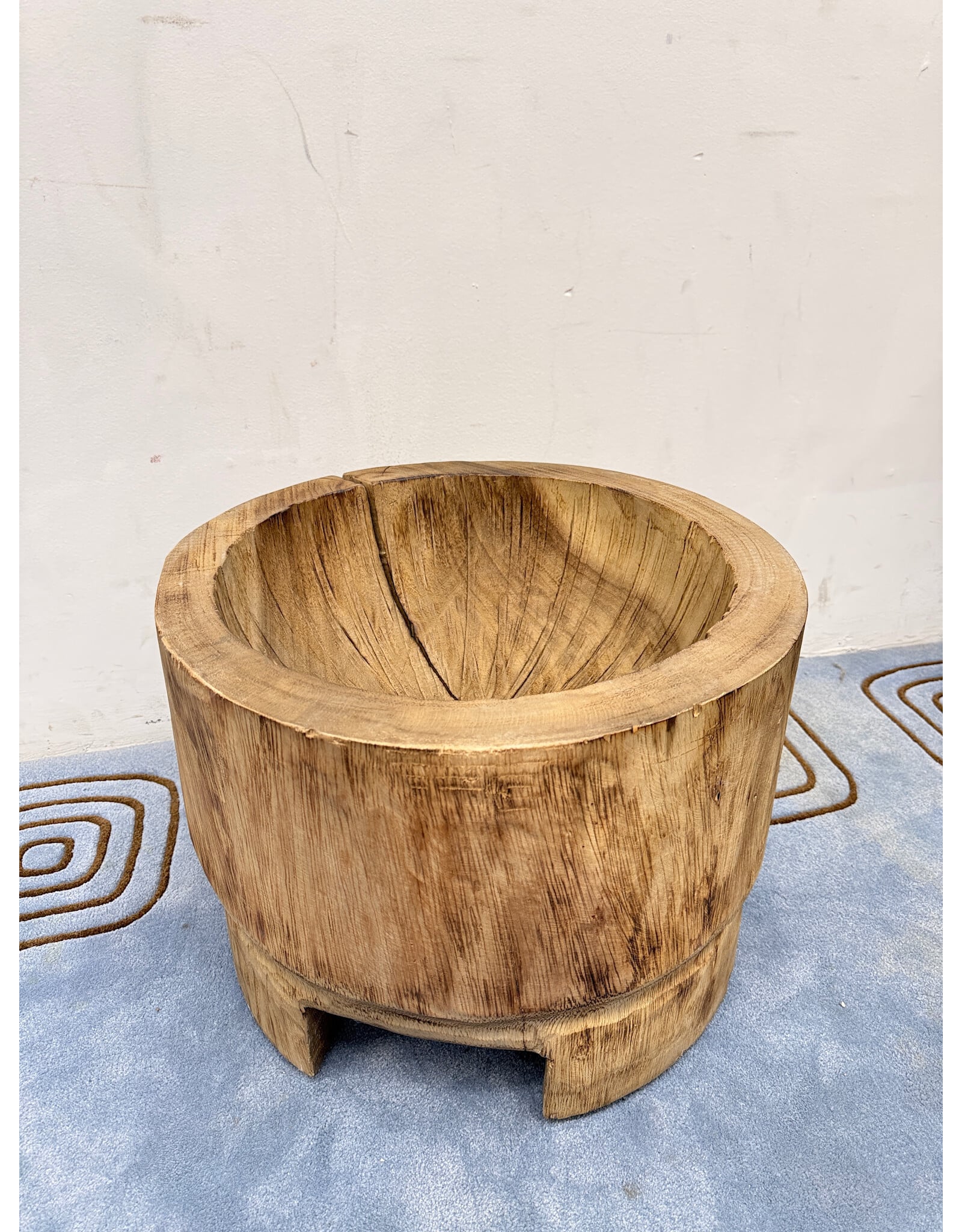 Reclaimed Burnt Wood Tazia Bowl