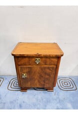 Vintage European Style Wood Nightstand