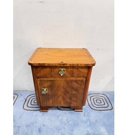 Vintage European Style Wood Nightstand