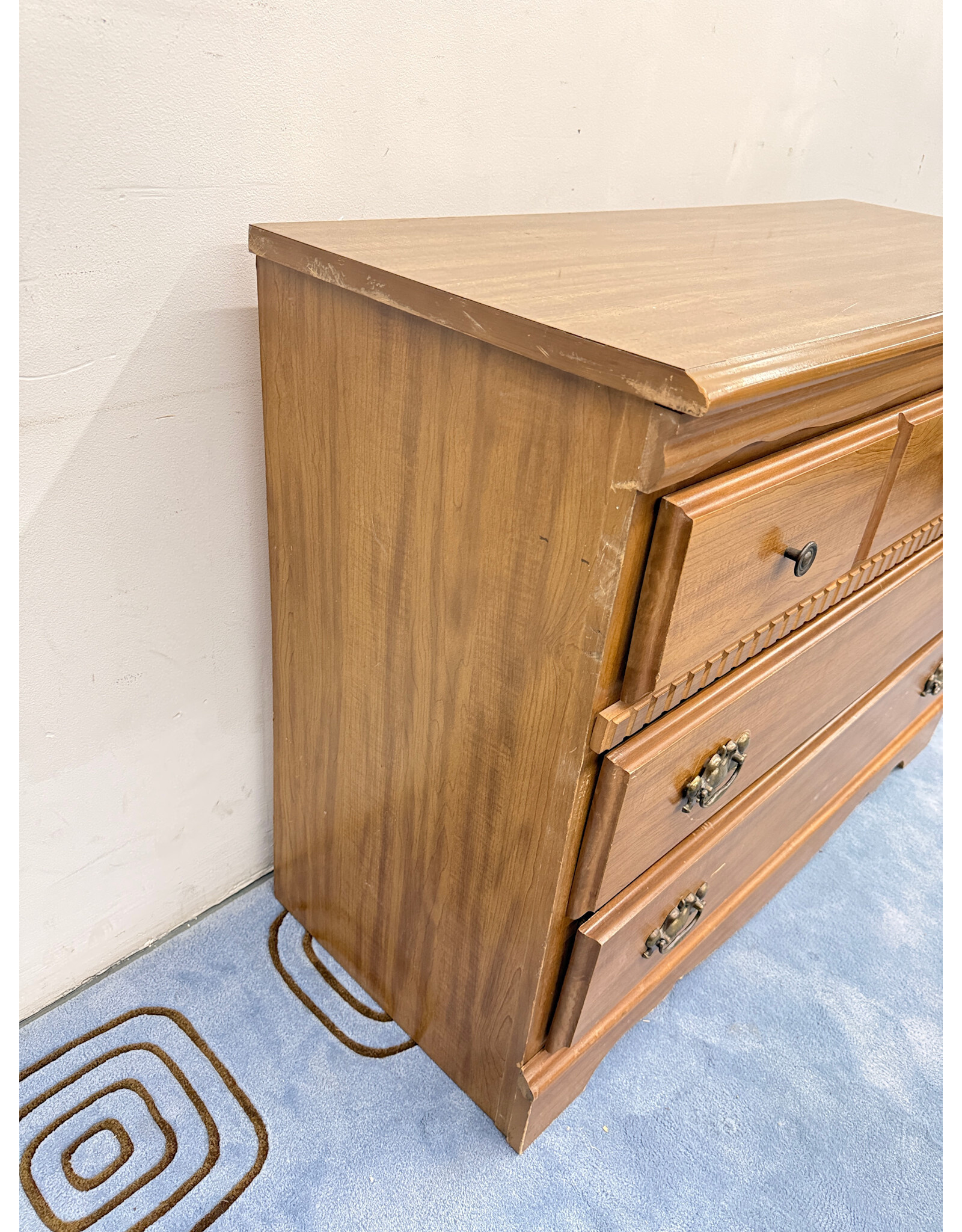 Vintage Style 3-Drawer Wood Dresser