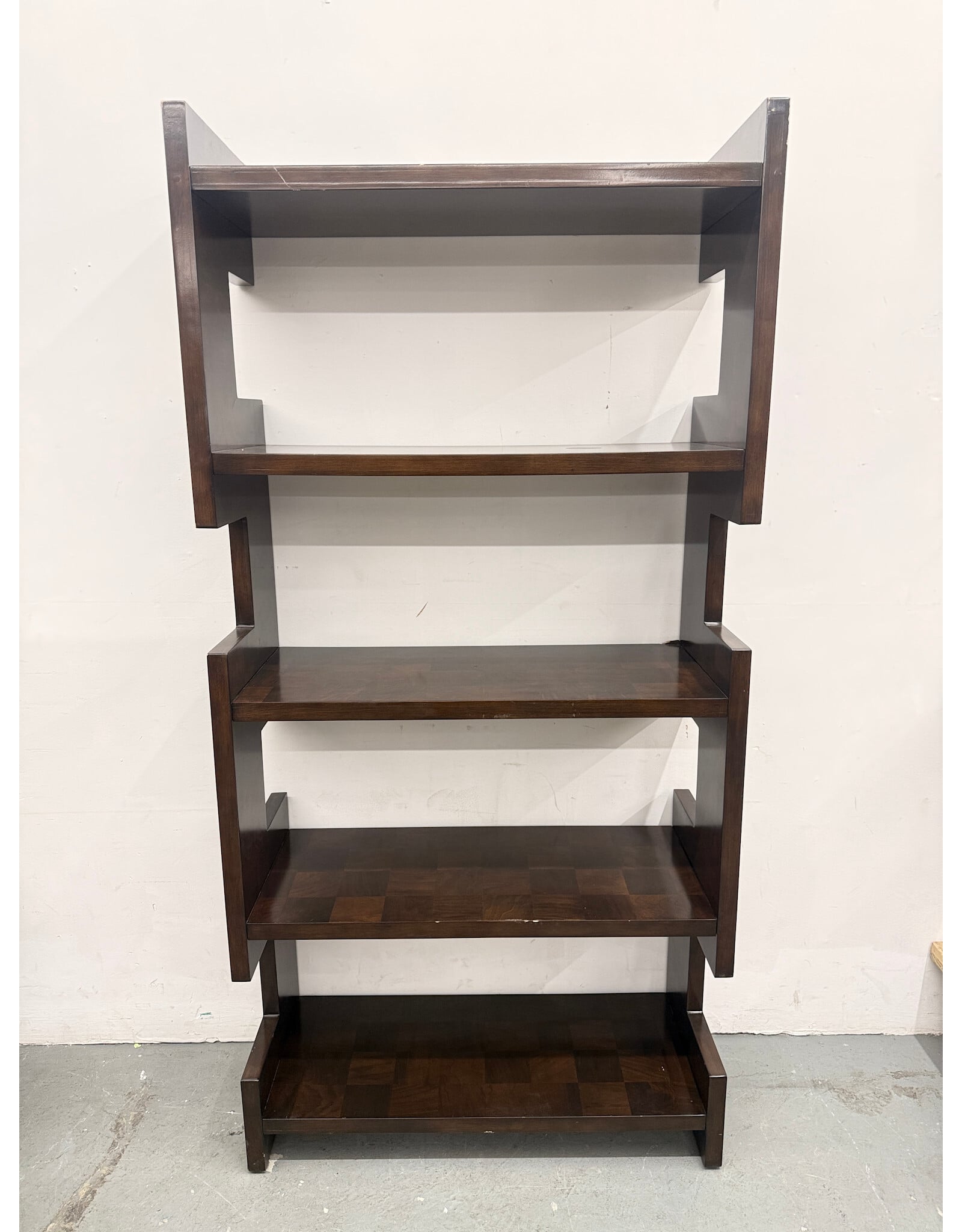 Biscia Modern Wood Bookcase in that Brown Burl by CB2