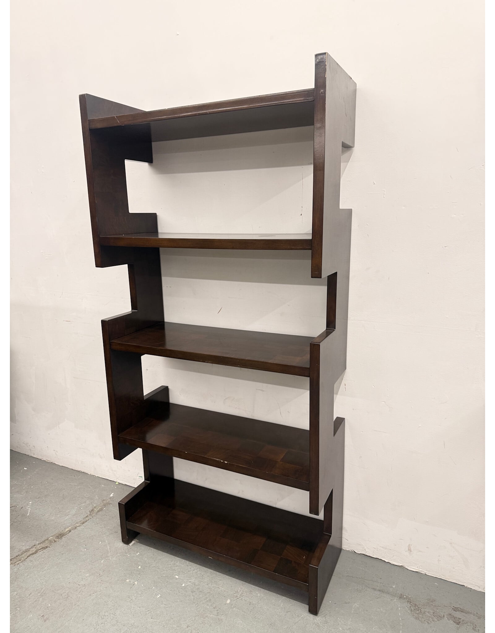 Biscia Modern Wood Bookcase in that Brown Burl by CB2