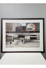 Madison Square Garden, Mixed Media Drawing, Signed Scott Paulk