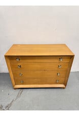 Paul Frankl Style Mid-Century Modern 4-Drawer Dresser