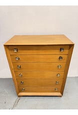 Paul Frankl Style Mid-Century Modern 6-Drawer Dresser