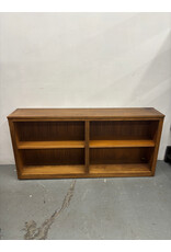 Teak Wide Bookshelf