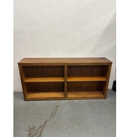 Teak Wide Bookshelf