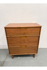 Mercury Modern Wooden 3-Drawer Dresser