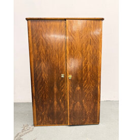 Paul Frankl Style Mid-Century Modern Wardrobe Cabinet
