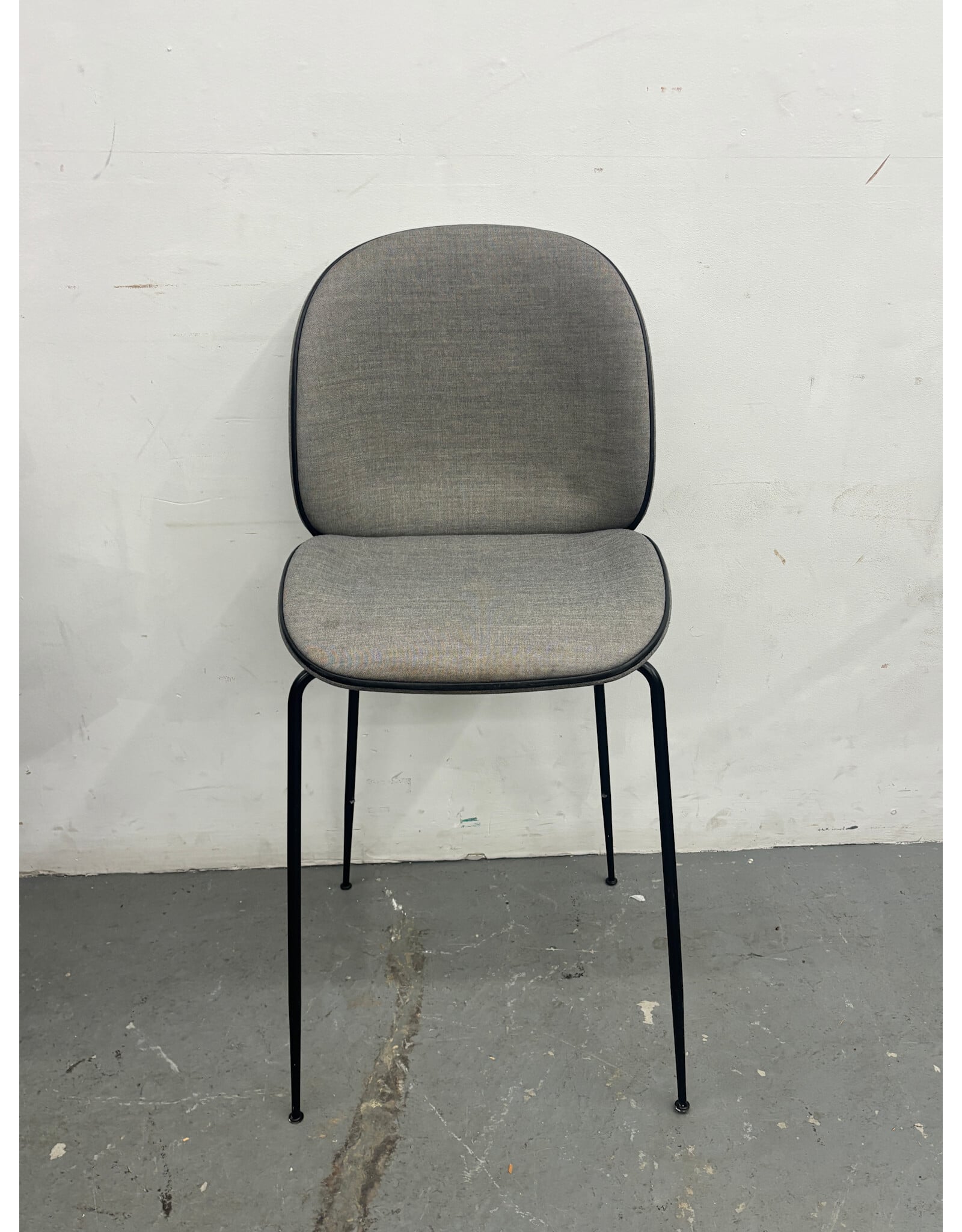Gray Beetle Barstool