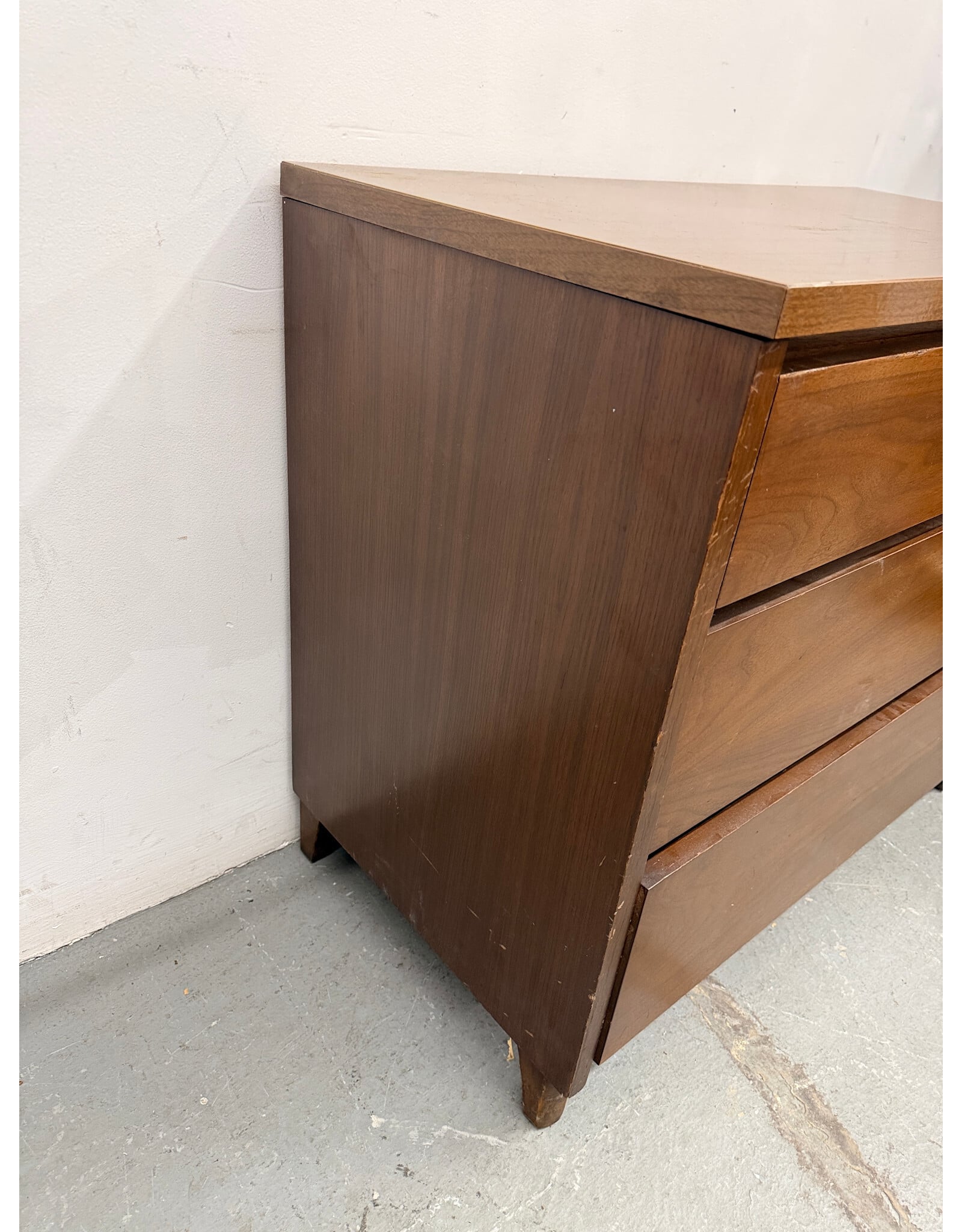 3 Drawer Walnut Dresser