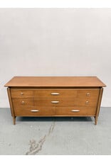 Mid-Century Modern Drexel Profile 8-Drawer Wood Dresser, Designed by John Van Koert