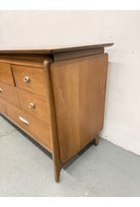 Mid-Century Modern Drexel Profile 8-Drawer Wood Dresser, Designed by John Van Koert