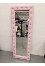 Naomi Tufted Standing Pink Mirror