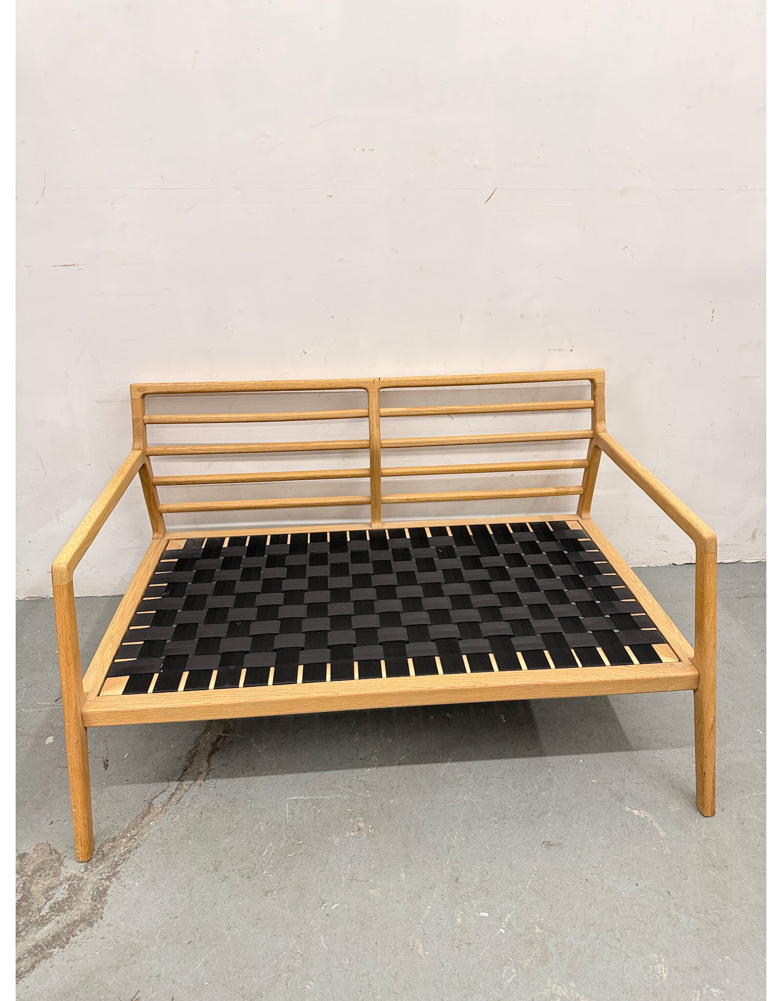 Article Natural Wood Settee