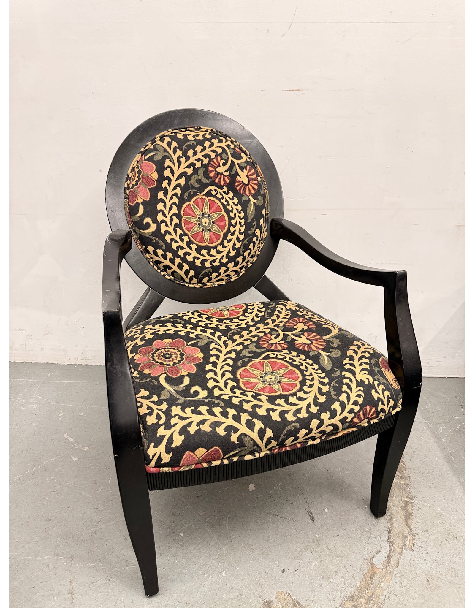 Black Accent Lounge Armchair