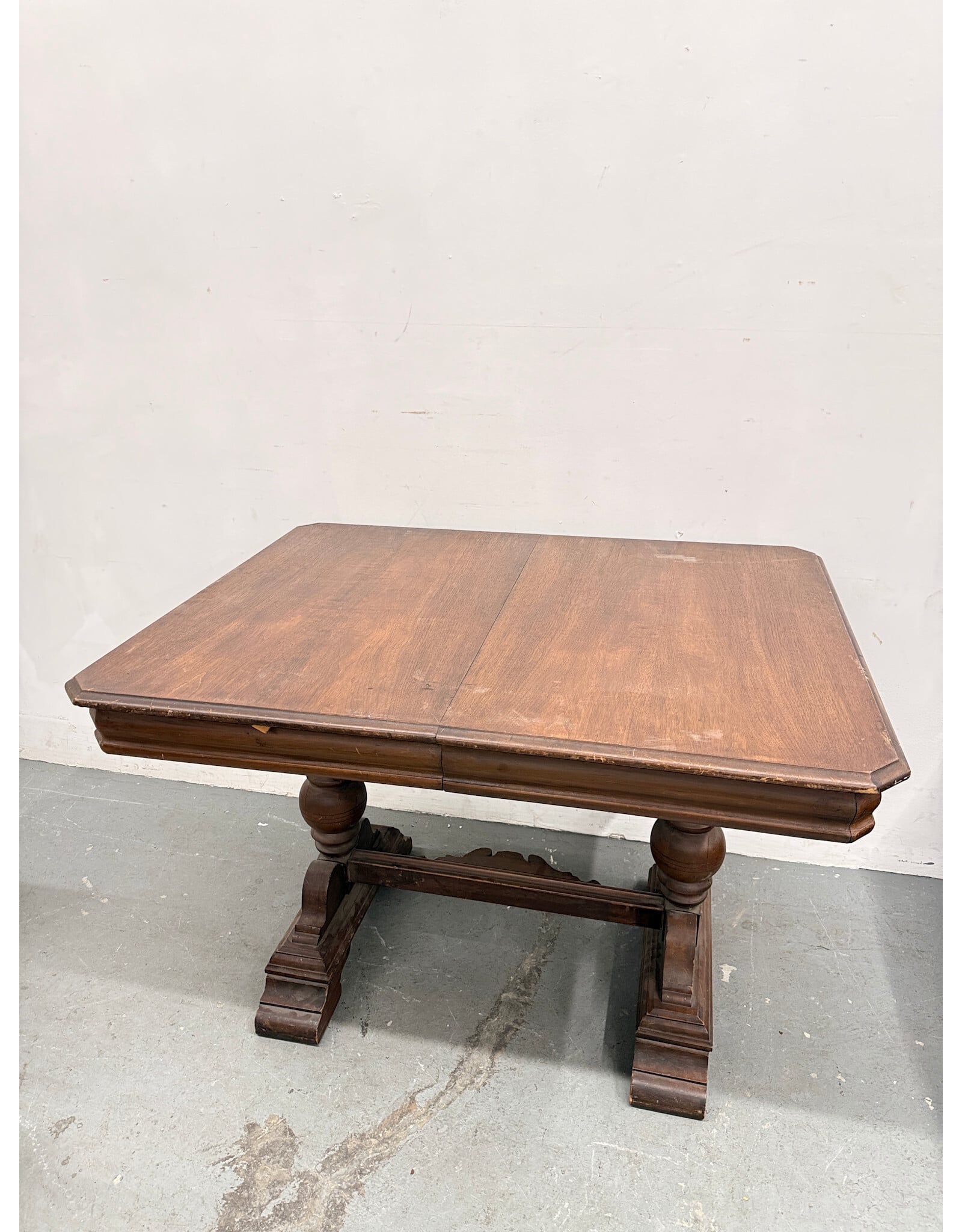 Vintage English Style Wood Dining Table