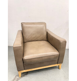 Latte Leather Armchair