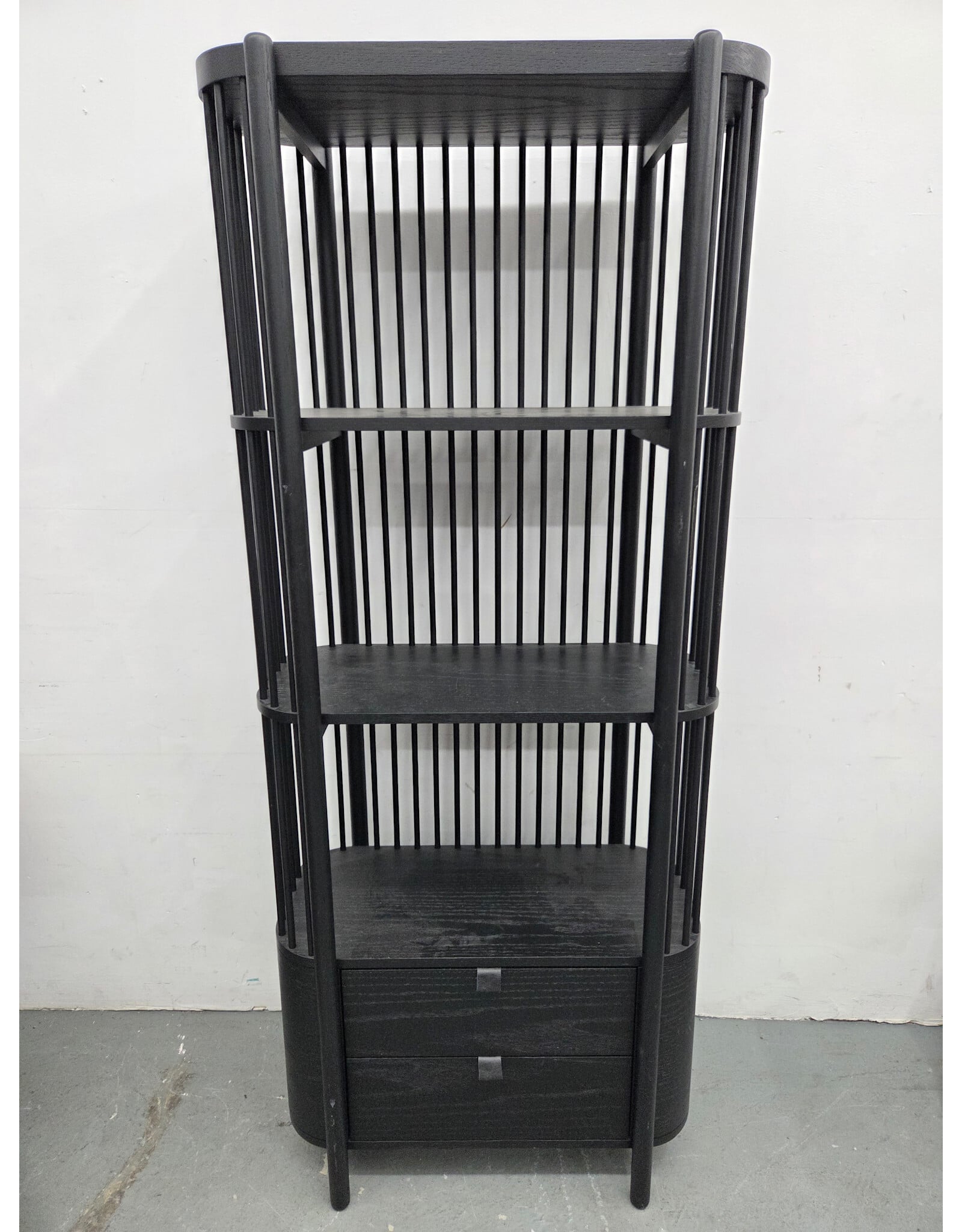 Fence Black Bookcase
